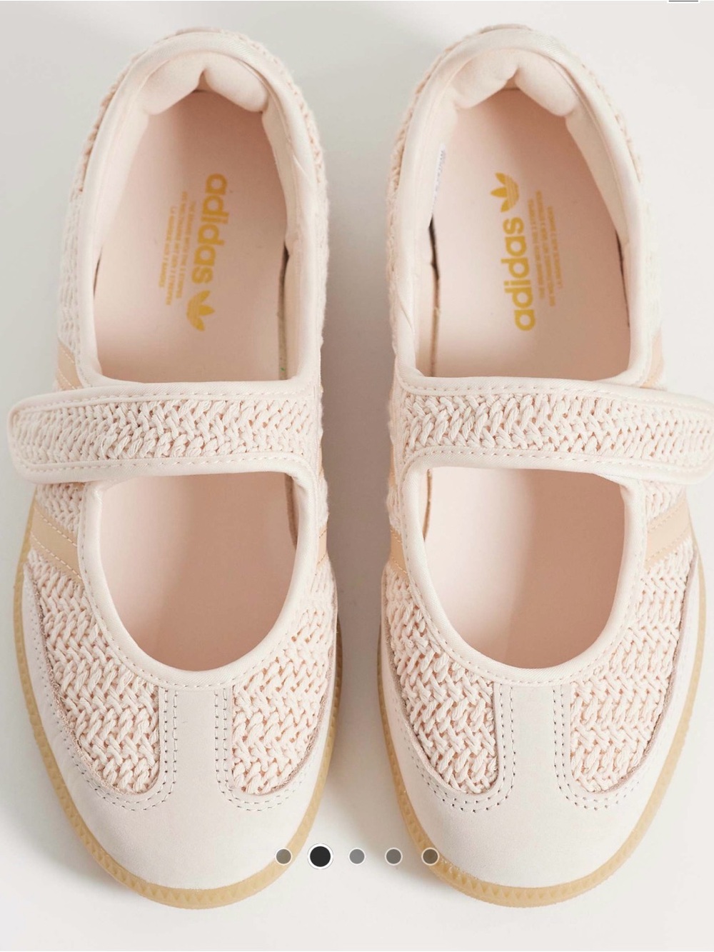 NIB adidas Originals Samba mary janes in baby pink, Size WOMENS 10.5 - MENS 9.5